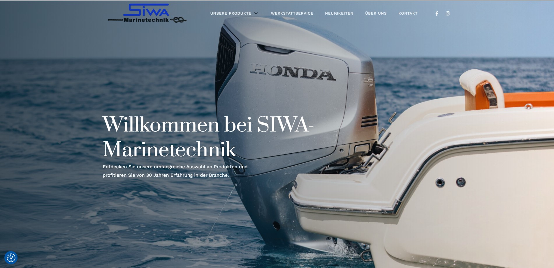 SIWA Marinetechnik – Unternehmenswebsite